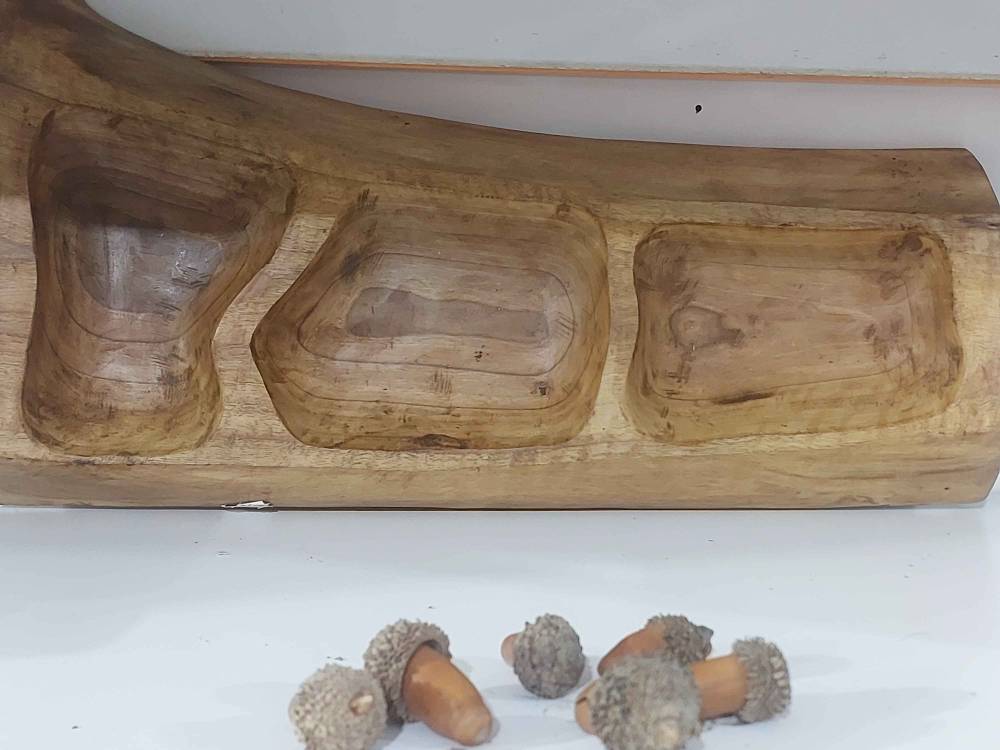 اردو خوری با چوب گردو دست ساز